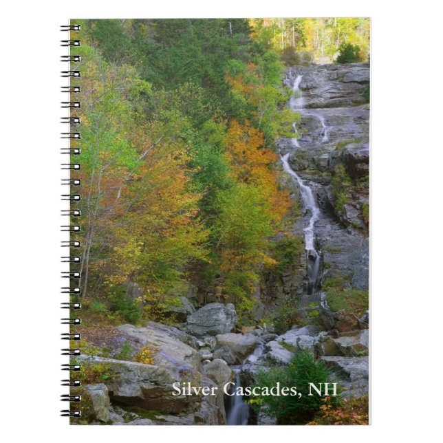 Cuaderno Cascadas plateadas, portátil espiral NH (Frente)
