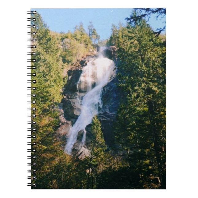 Cuaderno Cascadas Shannon, Squamish, Canadá  (Frente)