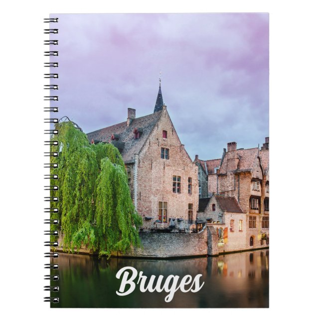 Cuaderno Casco antiguo de Brujas y torre Belfry (Frente)