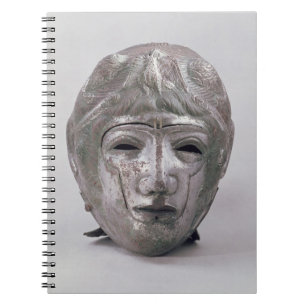 Cuaderno Casco con la decoración de Eagle, romana (plata)