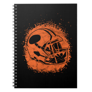 Cuaderno Casco retro americano de fútbol
