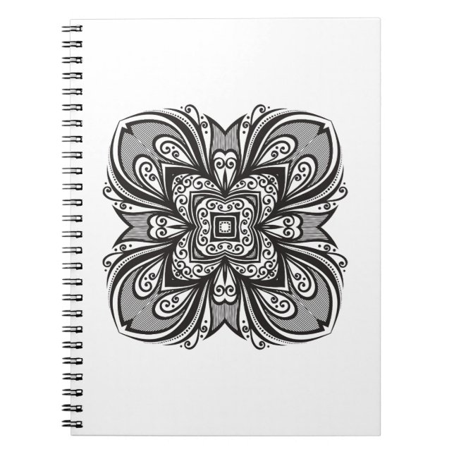 Cuaderno Casilla negra de Deco inspirada (Frente)