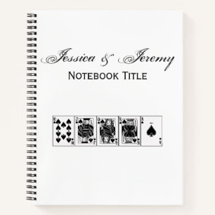 Cuaderno Casino Night Poker Royal Straight Flush Spades