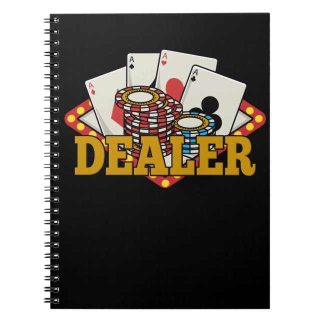 Cuaderno Casino Poker Dealer (Frente)
