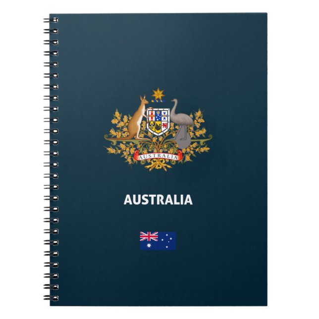 Cuaderno Caso de teléfono con pasaporte de Australia (Frente)