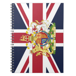 Cuaderno caso de teléfono de bandera del Reino Unido