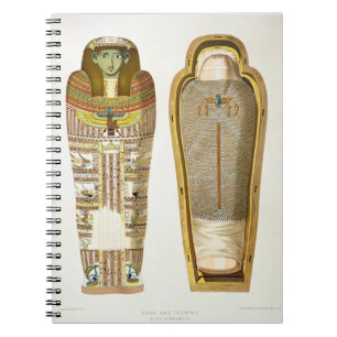 Cuaderno Caso y momia en sus cerements de Gizeh, volumen