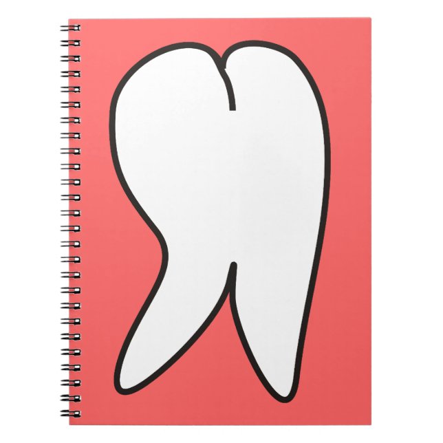 Cuaderno Casos de iPhone Dental Big Tooth (Frente)