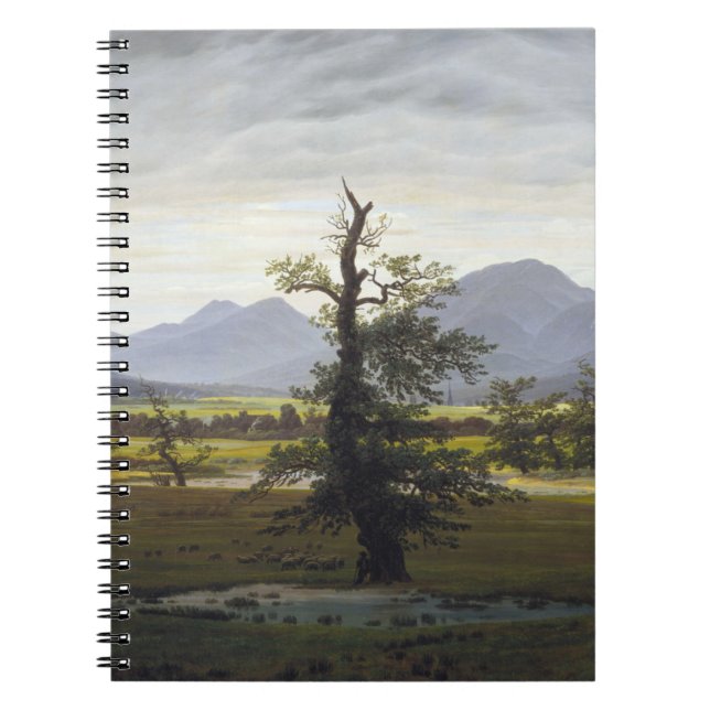 Cuaderno Caspar David Friedrich - El árbol solitario (Frente)