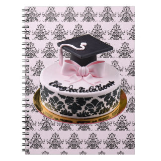 Cuaderno Casquillo de la graduación de la enhorabuena y