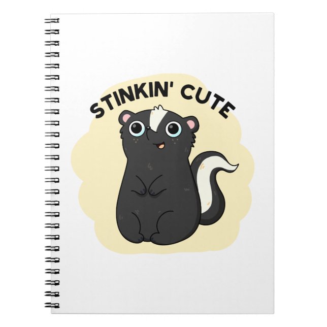 Cuaderno Castigo Divertido Zorrillo Adorable (Frente)