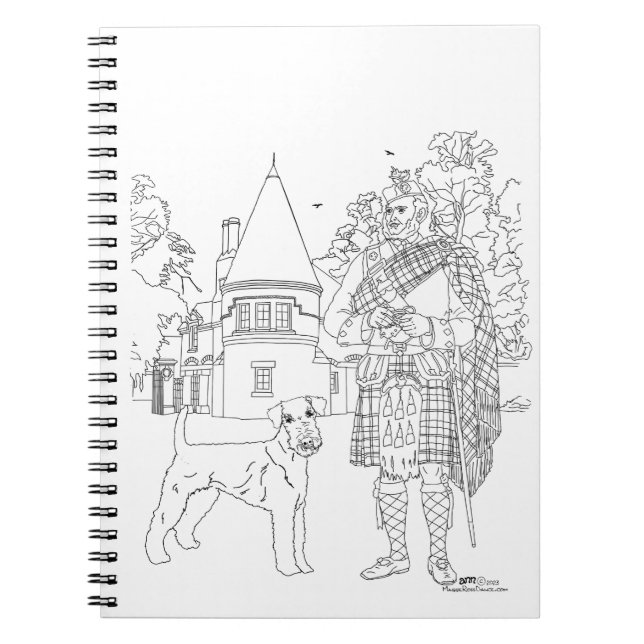 Cuaderno Castillo de Aboyne Escocia (Frente)