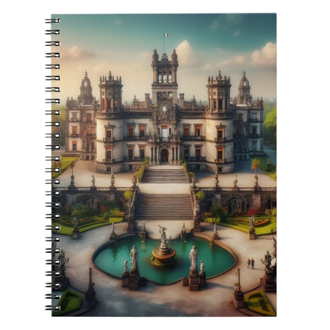 Cuaderno Castillo de Chapultepec Viaje de México (Frente)