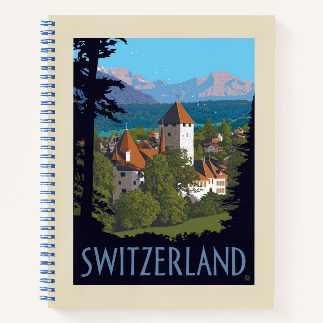 Cuaderno Castillo de Chillon | Suiza (Anverso)