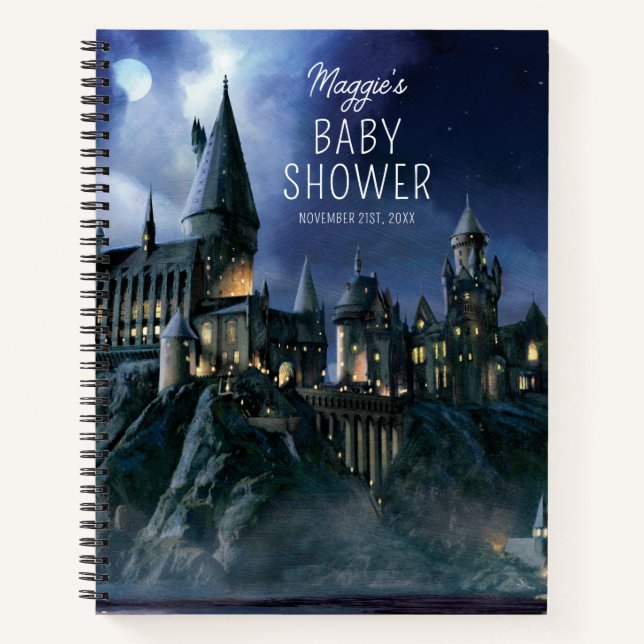 Cuaderno Castillo de Harry Potter | Baby Shower Hogwarts il (Anverso)