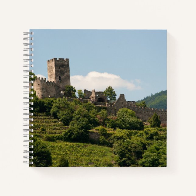 Cuaderno Castillo de Knight en Wachau Austria (Anverso)