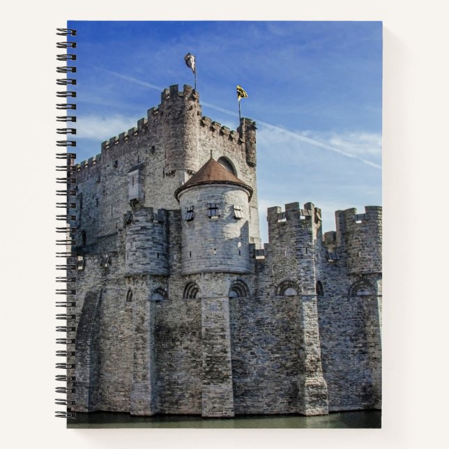 Cuaderno Castillo de los Condes en Gante (Anverso)
