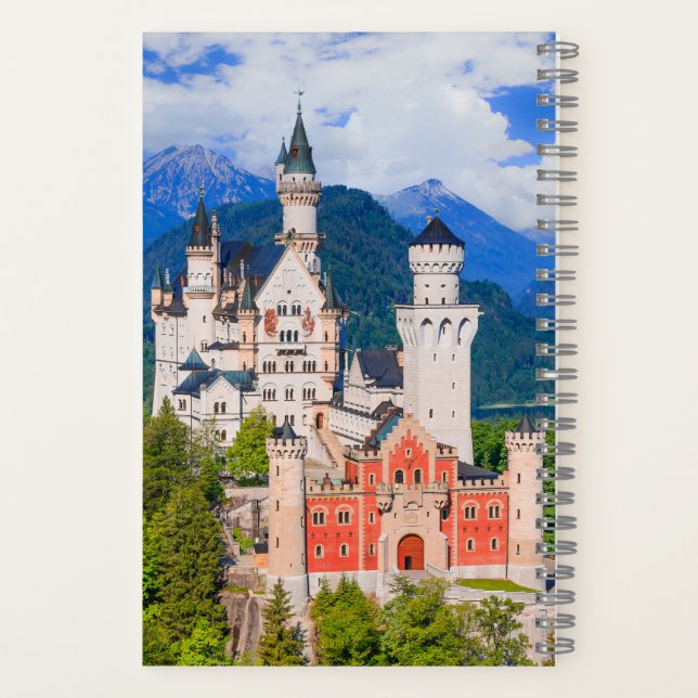Cuaderno Castillo de Neuschwanstein Alemania (Reverso)