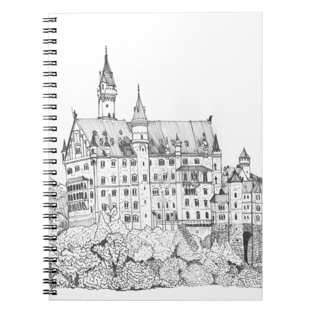 Cuaderno Castillo de Neuschwanstein Alemania (Frente)