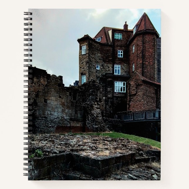 Cuaderno Castillo de Newcastle, ruinas (Anverso)