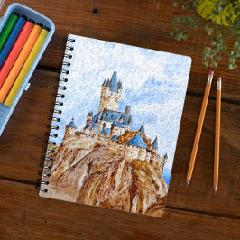 Cuaderno Castillo en el río Rin