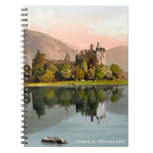 Cuaderno Castillo Kilchurn Argyll Escocia Personalizado