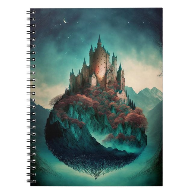 Cuaderno Castillo mágico de fantasía (Frente)