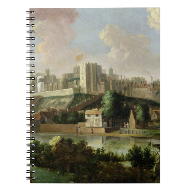 Cuaderno Castillo visto del Thames, c.1700 (aceite o de (Frente)