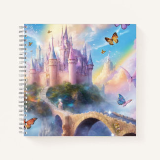 Cuaderno Castillo y mariposas encantadas