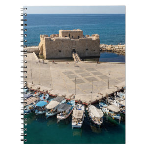 Cuaderno Castillo y puerto de Paphos - fotografía original