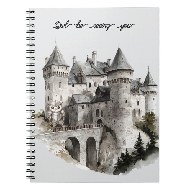 Cuaderno Castle Owl Be Seeing You (Frente)