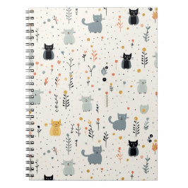 Cuaderno Cat Adventures Bloc de notas enlazado a espiral