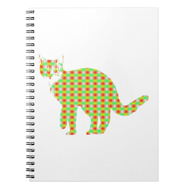 Cuaderno Cat con patrones (Frente)