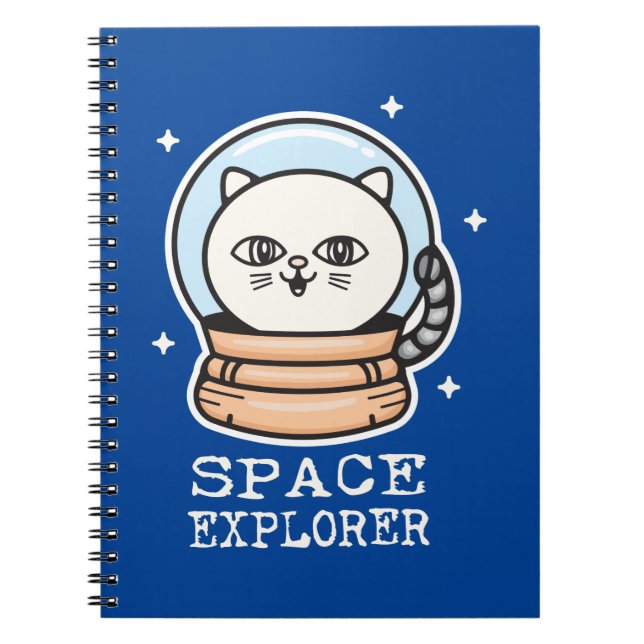Cuaderno Cat del Explorador de espacios (Frente)