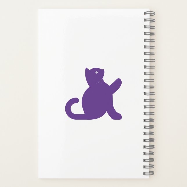 Cuaderno Cat Dice Hola (Reverso)