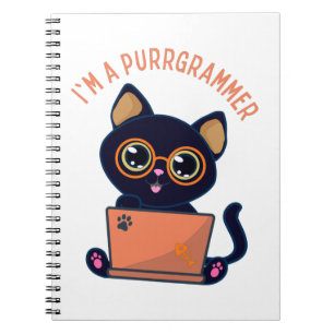 Cuaderno Cat Lovers Soy un programador de purrgrammer