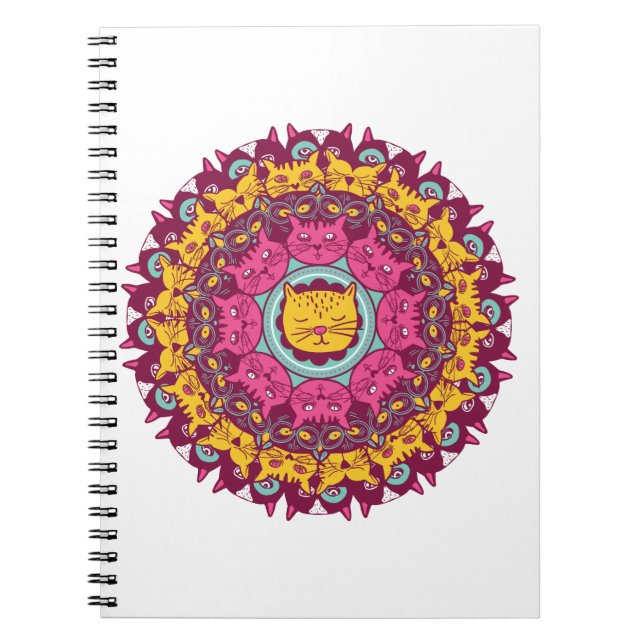 Cuaderno Cat Mandala (Frente)