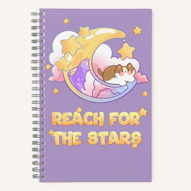 Cuaderno cat on the moon (Anverso)