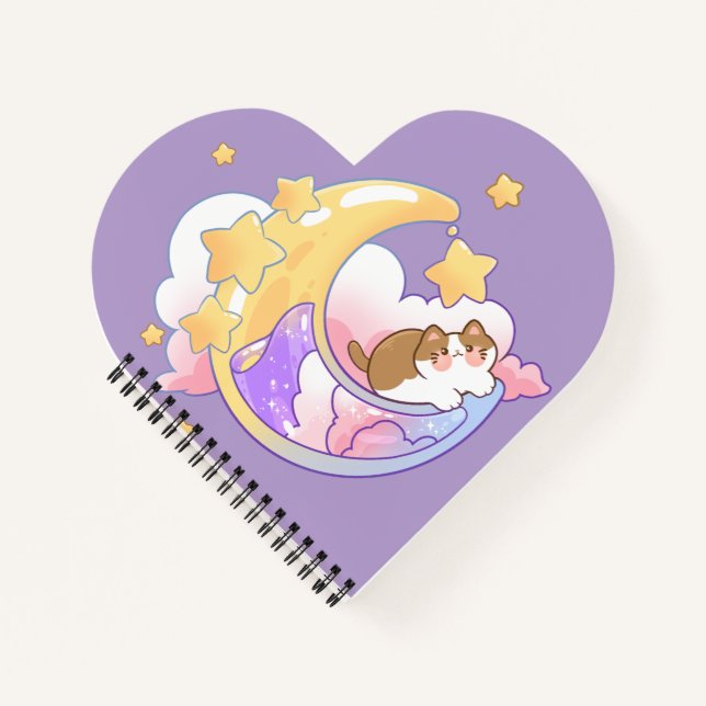 Cuaderno cat on the moon (Anverso)