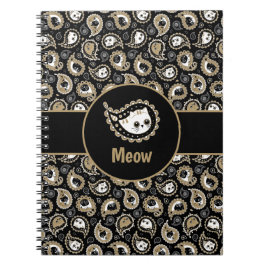 Cuaderno Cat Paisley