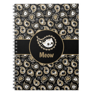 Cuaderno Cat Paisley