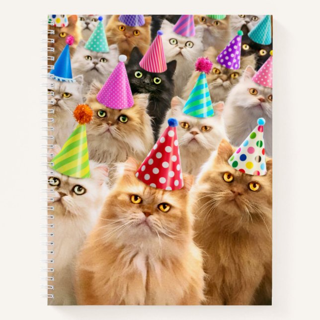 Cuaderno Cat Party (Anverso)