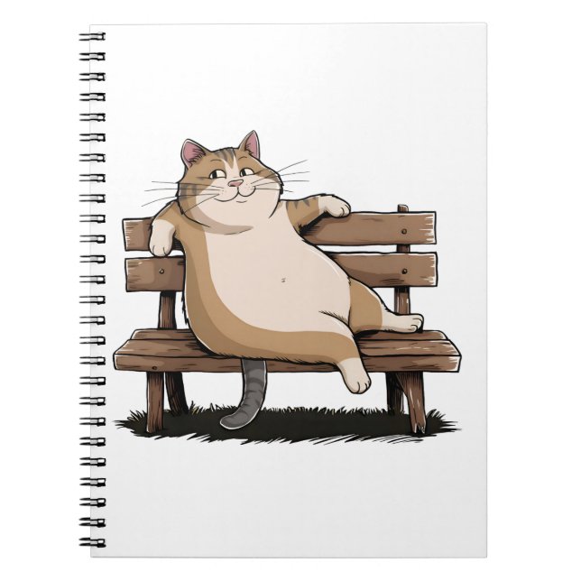 Cuaderno Cat The Bench Sitter (Frente)