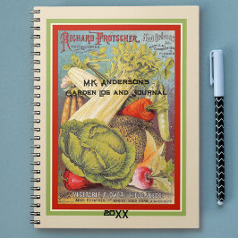 Cuaderno Catálogo de Semillas Vegetales Personalizado