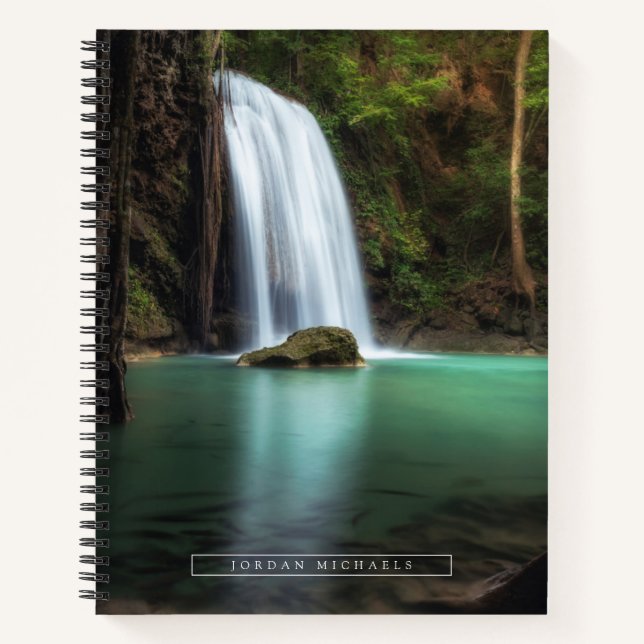 Cuaderno Cataratas | Cascada de Erawan, Tailandia (Anverso)