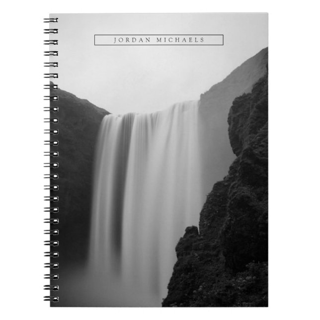 Cuaderno Cataratas | Catarata Skogafoss, Islandia (Frente)