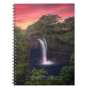 Cuaderno Cataratas   Cataratas del arcoiris, Hilo, Hawaii