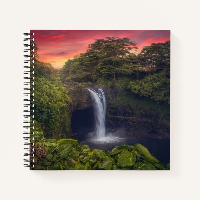 Cuaderno Cataratas | Cataratas del arcoiris, Hilo, Hawaii (Anverso)