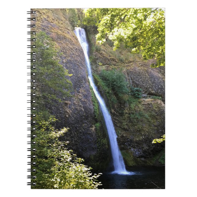 Cuaderno Cataratas de cola de caballo, Oregón (Frente)