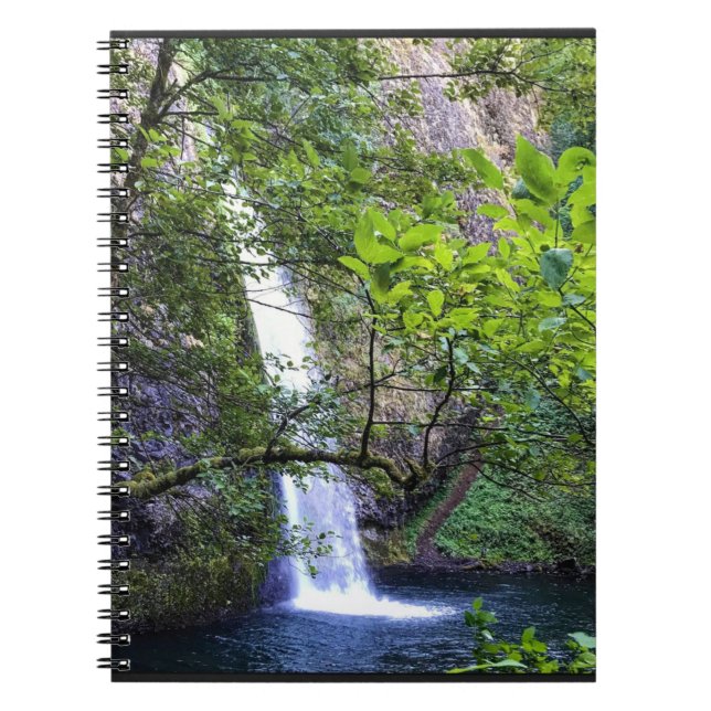 Cuaderno Cataratas de cola de caballo, Oregón (Frente)